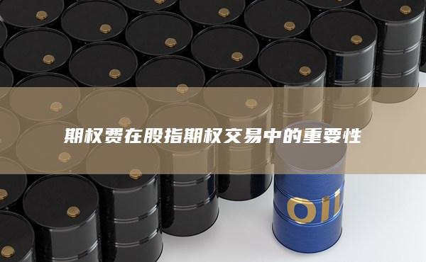 期权费在股指期权交易中的重要性