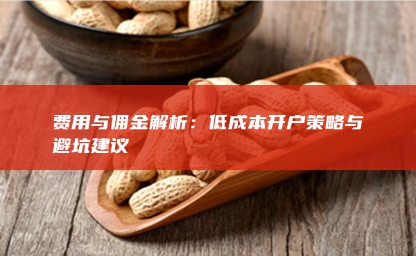 费用与佣金解析