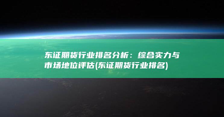 综合实力与市场地位评估