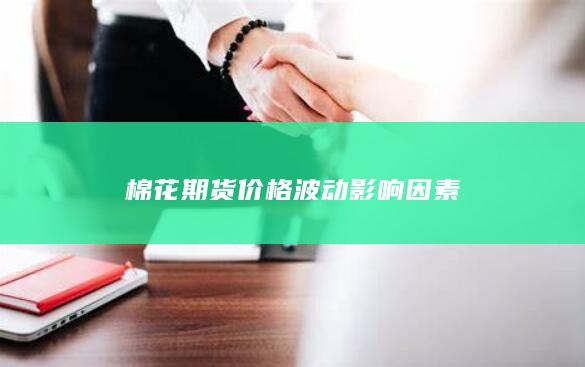 棉花期货价格波动影响因素