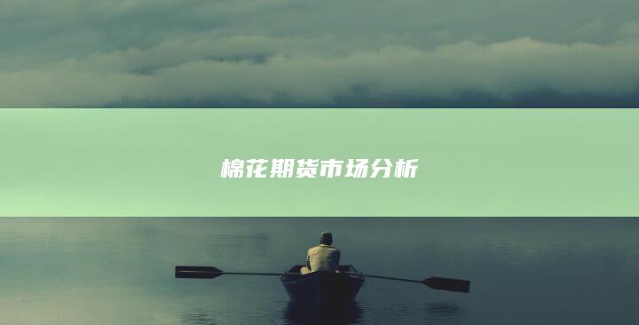 棉花期货市场分析