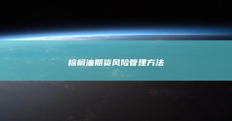 棕榈油期货风险管理方法