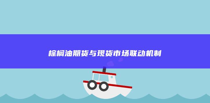 棕榈油期货与现货市场联动机制
