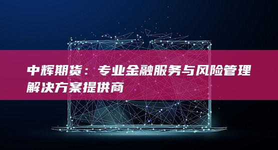专业金融服务与风险管理解决方案提供商